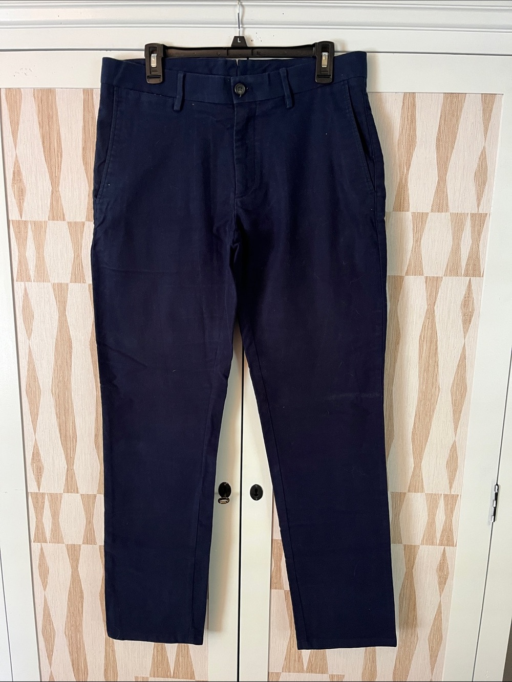 Jos. A. Bank Navy Blue “Felt” Chino Pants 34x 32